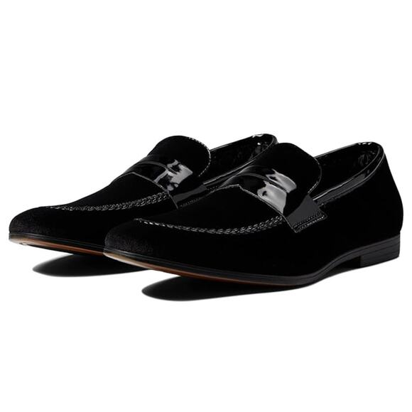 Steve Madden Men's Crescent Velvet Penny Loafer, Size 11 - Picture 5 of 7